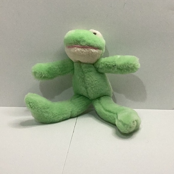 Green frog stuffed animal - Picture 2 of 5